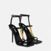 V2025 Chain Patent Sandals 105 mm V2025 Chain Patent Sandals 105 mm