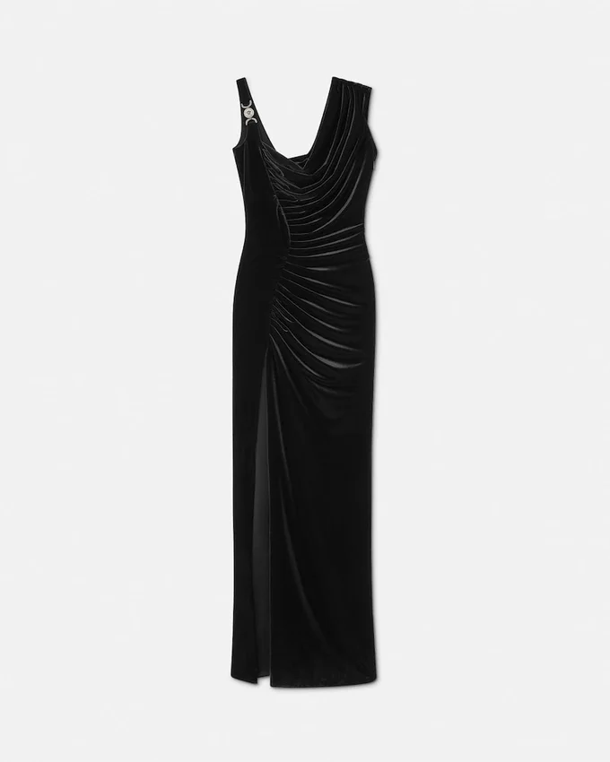 Velvet Draped Gown Velvet Draped Gown