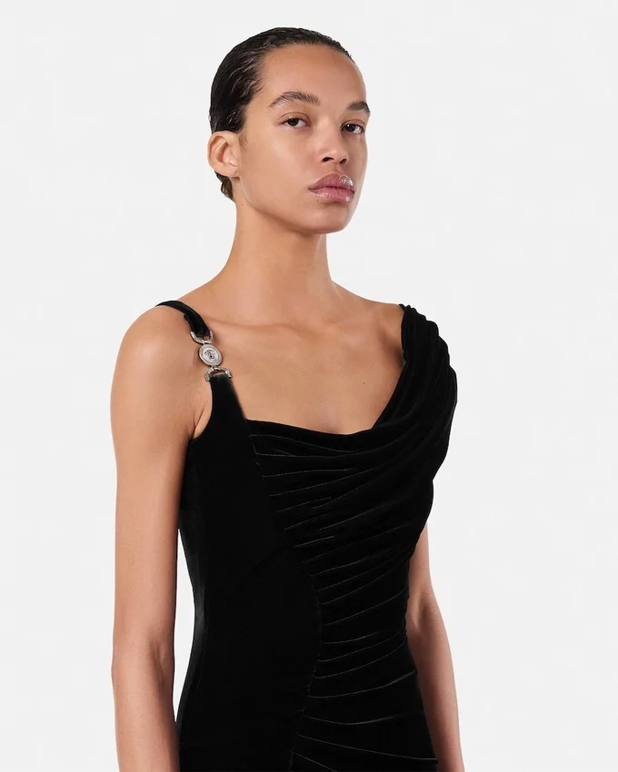 Velvet Draped Gown Velvet Draped Gown