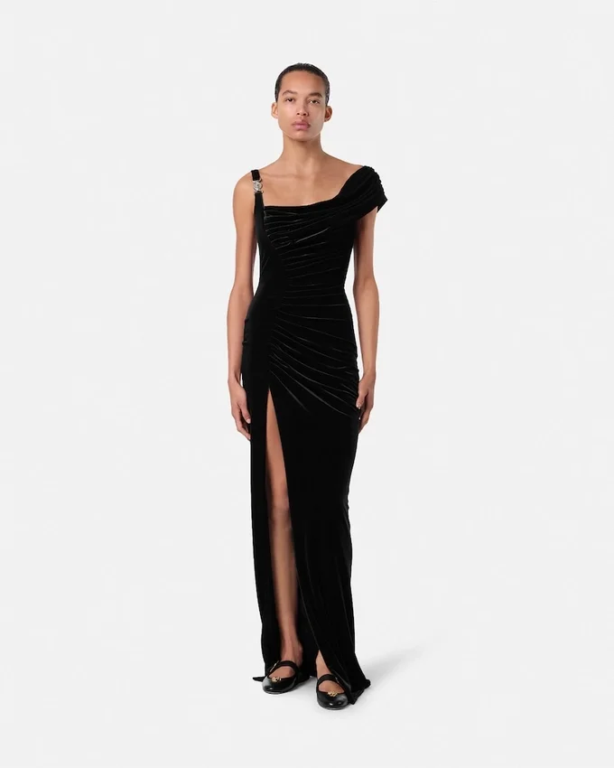 Velvet Draped Gown Velvet Draped Gown