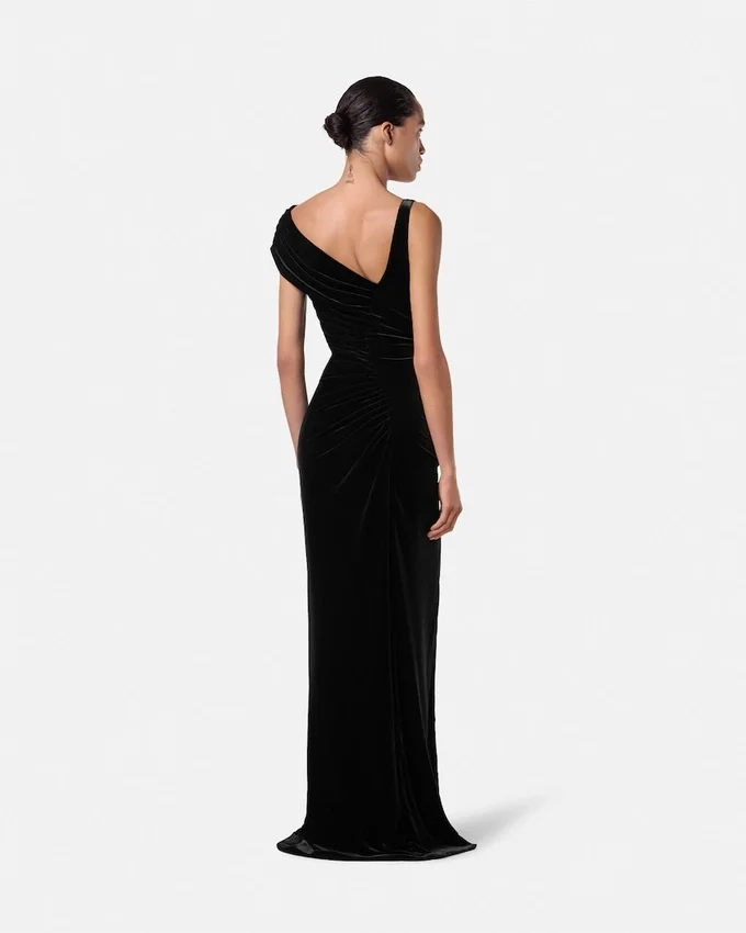 Velvet Draped Gown Velvet Draped Gown