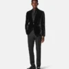 Velvet Single-Breasted Blazer Velvet Single-Breasted Blazer