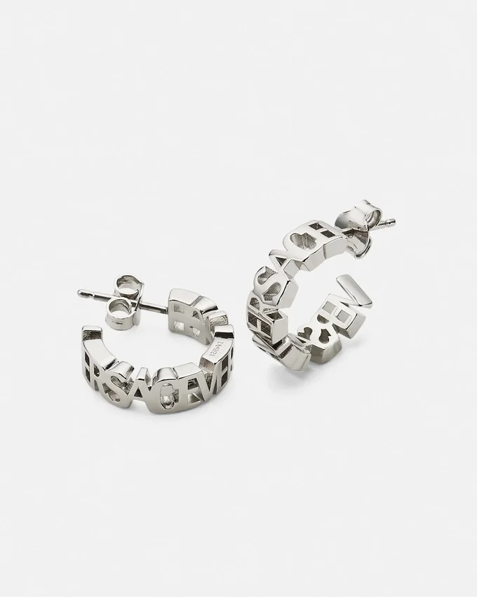 Versace Logo Earrings Versace Logo Earrings