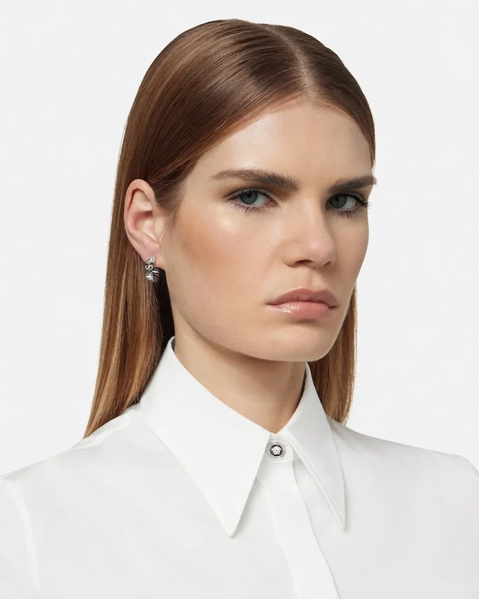 Versace Logo Earrings Versace Logo Earrings