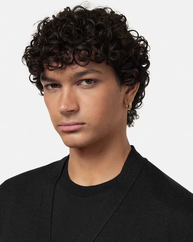 Versace Logo Earrings Versace Logo Earrings