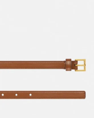 Versace Logo Leather Belt 1.5 cm