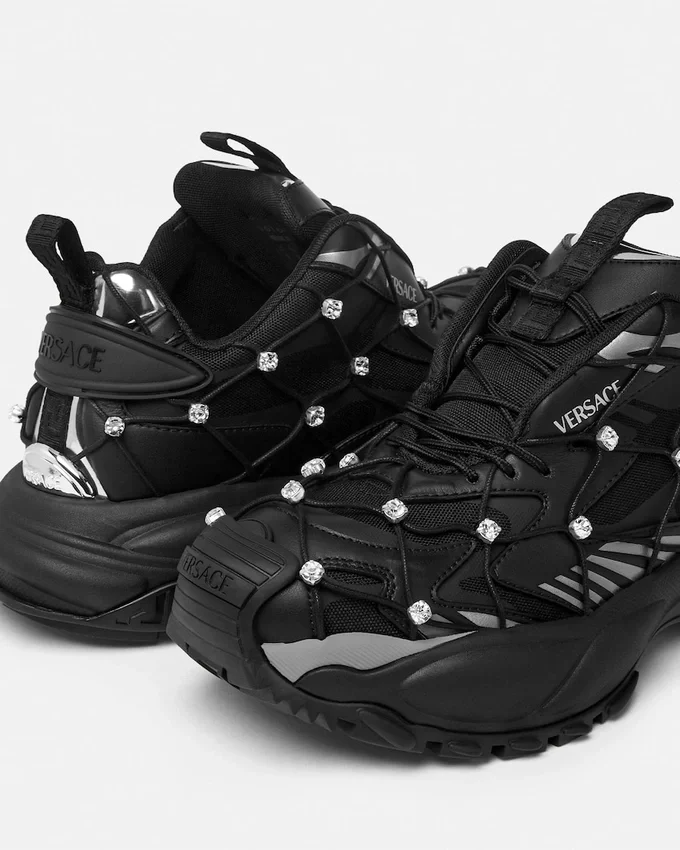 Versace Mercury M_VS_02 Embellished Sneakers Versace Mercury M_VS_02 Embellished Sneakers