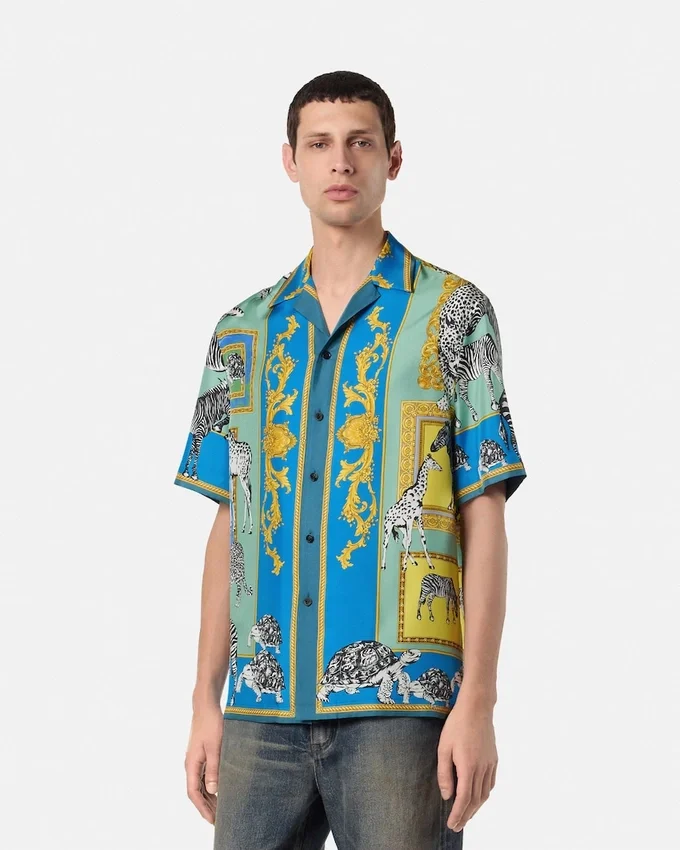 Versace Safari Silk Shirt Versace Safari Silk Shirt