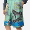 Versace Safari Silk Shorts Versace Safari Silk Shorts