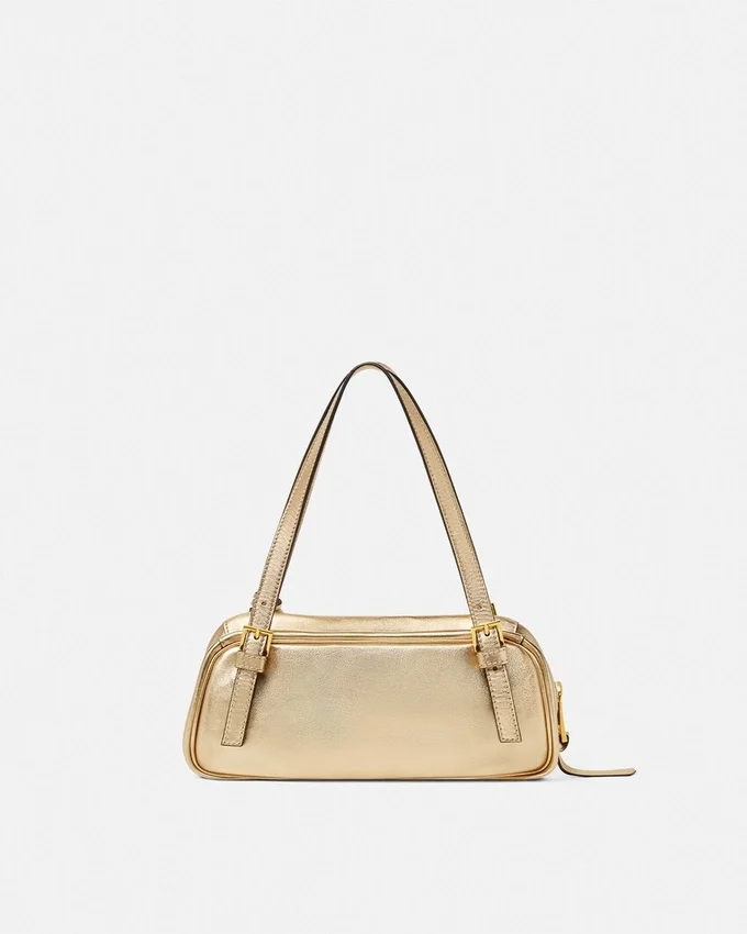 Versace Tag Bowling Metallic Bag Versace Tag Bowling Metallic Bag