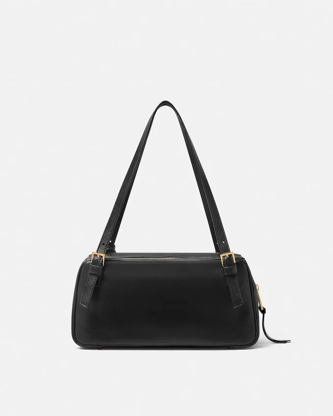 Versace Tag Large Nappa Bowling Bag Versace Tag Large Nappa Bowling Bag