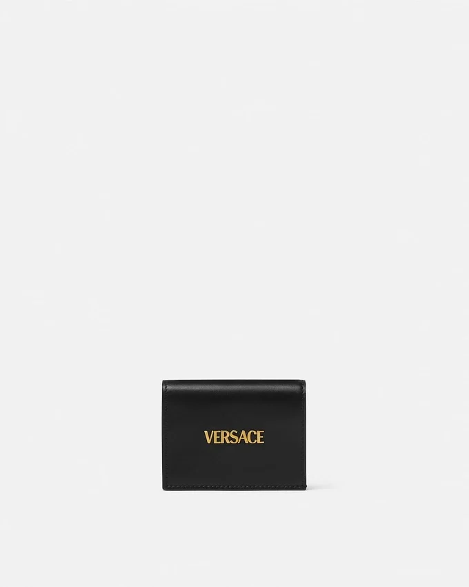 Versace Tag Leather Wallet Versace Tag Leather Wallet