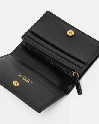 Versace Tag Leather Wallet