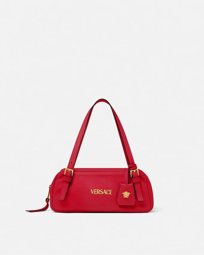 Versace Tag Nappa Bowling Bag Versace Tag Nappa Bowling Bag