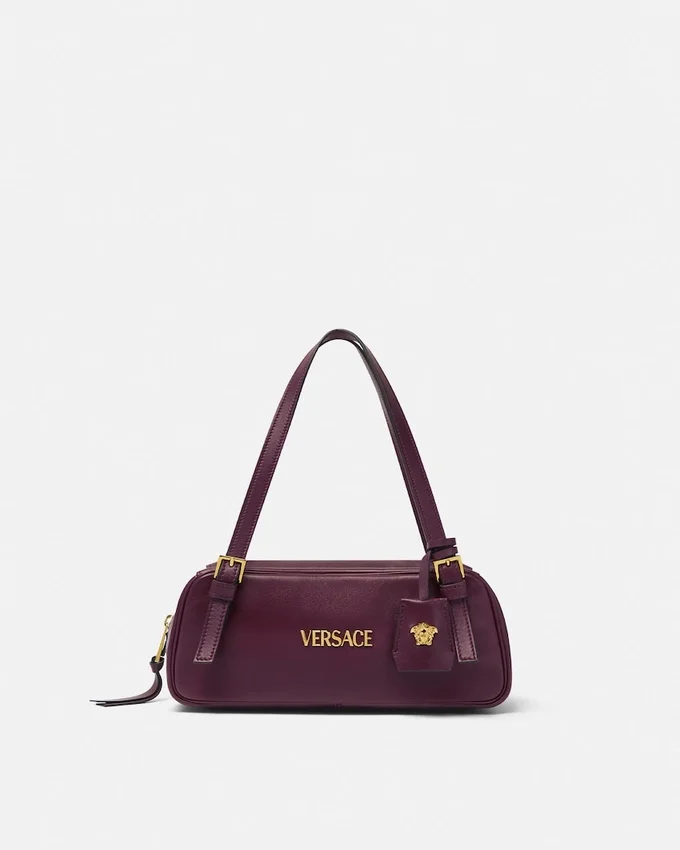 Versace Tag Nappa Bowling Bag Versace Tag Nappa Bowling Bag