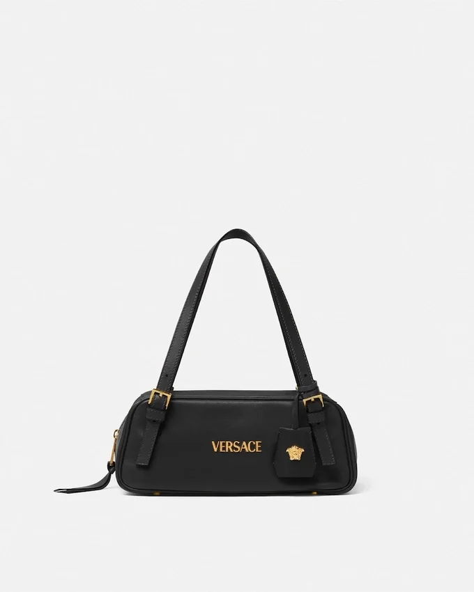 Versace Tag Nappa Bowling Bag Versace Tag Nappa Bowling Bag