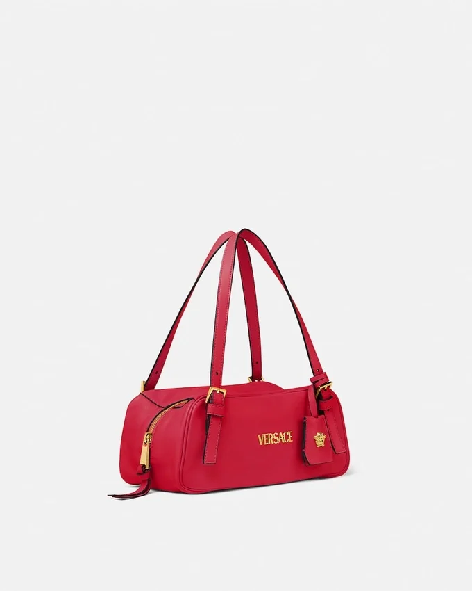 Versace Tag Nappa Bowling Bag Versace Tag Nappa Bowling Bag