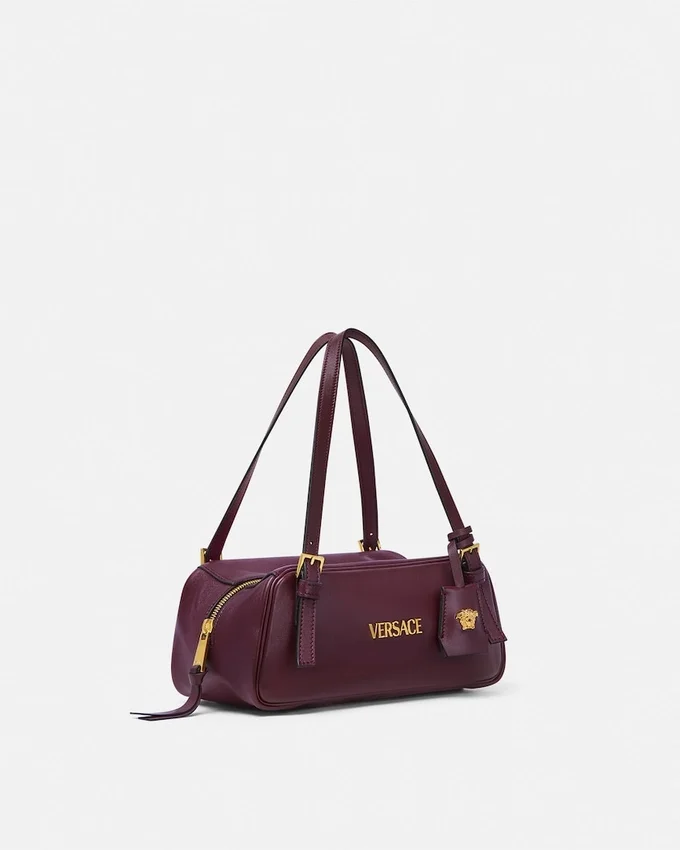 Versace Tag Nappa Bowling Bag Versace Tag Nappa Bowling Bag