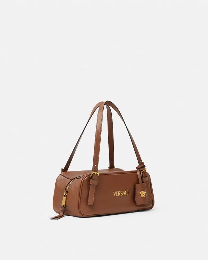 Versace Tag Nappa Bowling Bag Versace Tag Nappa Bowling Bag