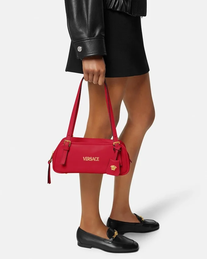 Versace Tag Nappa Bowling Bag Versace Tag Nappa Bowling Bag
