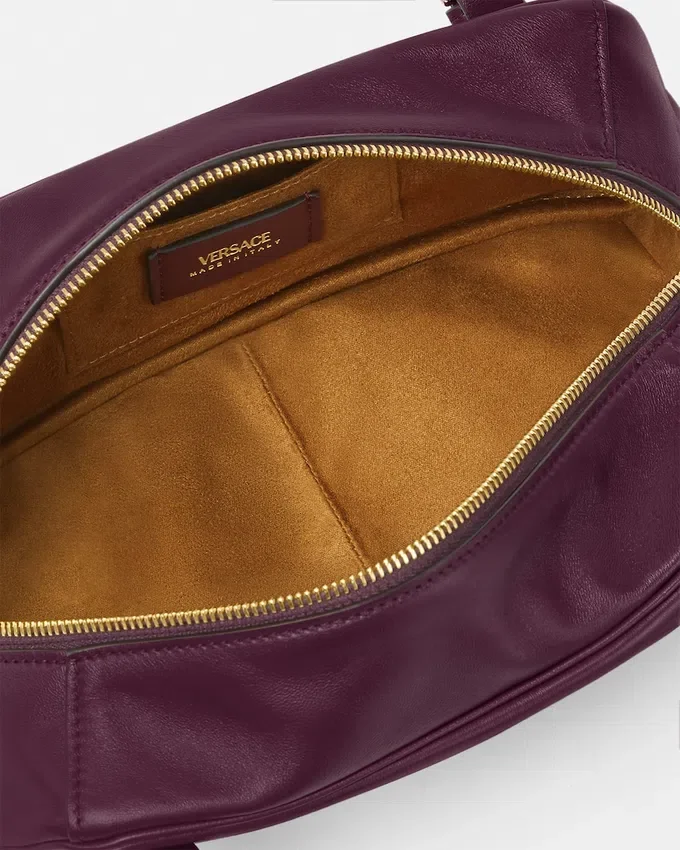 Versace Tag Nappa Bowling Bag Versace Tag Nappa Bowling Bag