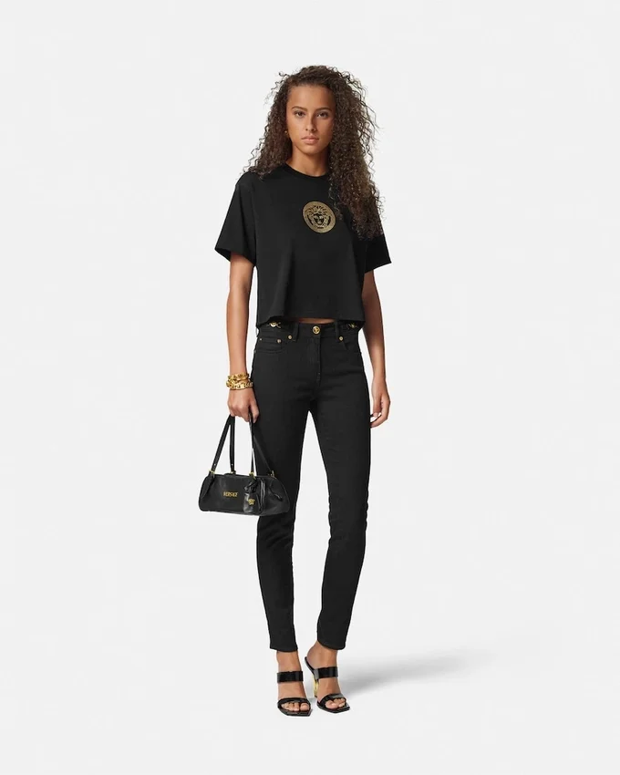 Versace Tag Nappa Bowling Bag Versace Tag Nappa Bowling Bag