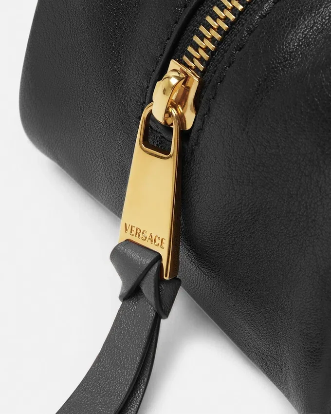Versace Tag Nappa Bowling Bag Versace Tag Nappa Bowling Bag