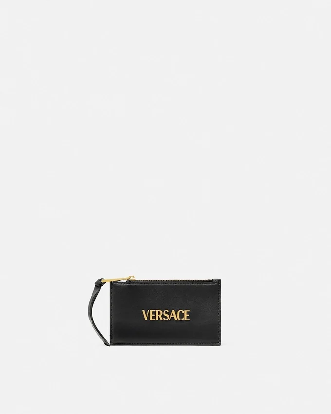 Versace Tag Nappa Card Holder Versace Tag Nappa Card Holder