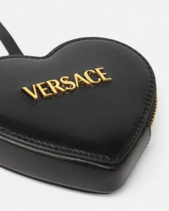 Versace Tag Nappa Coin Pouch