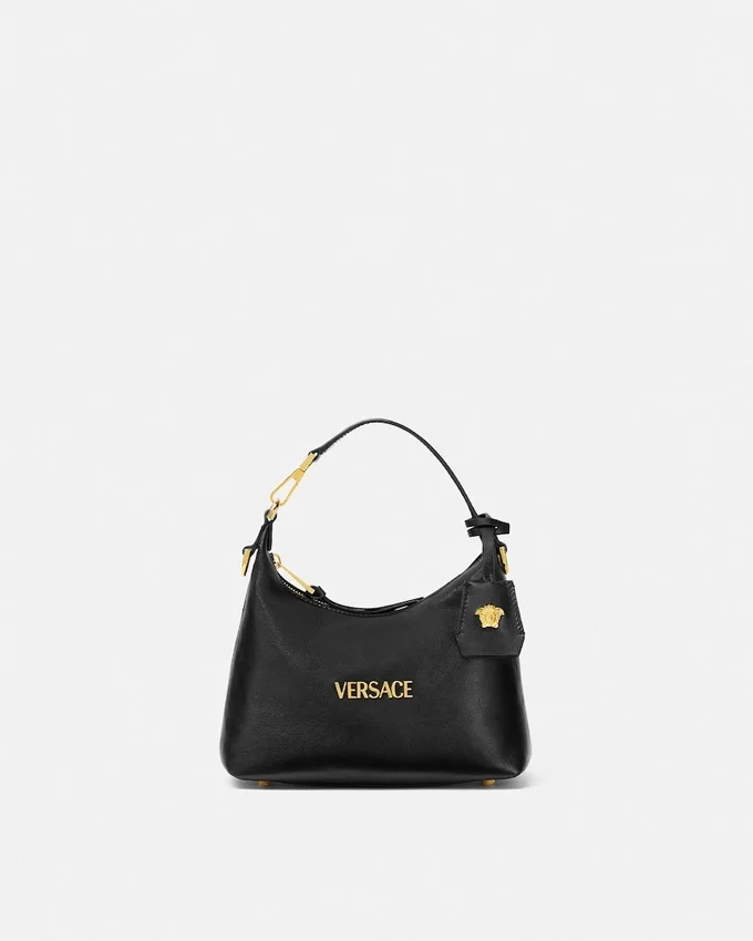 Versace Tag Nappa Hobo Bag Versace Tag Nappa Hobo Bag