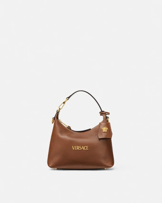 Versace Tag Nappa Hobo Bag Versace Tag Nappa Hobo Bag