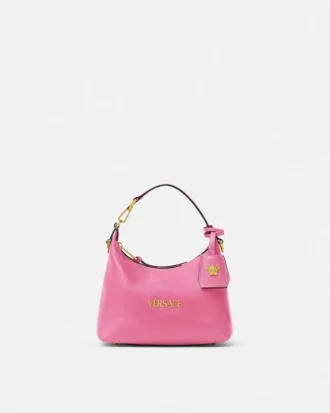 Versace Tag Nappa Hobo Bag
