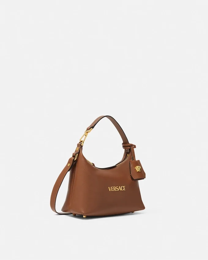 Versace Tag Nappa Hobo Bag Versace Tag Nappa Hobo Bag