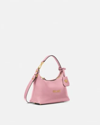 Versace Tag Nappa Hobo Bag