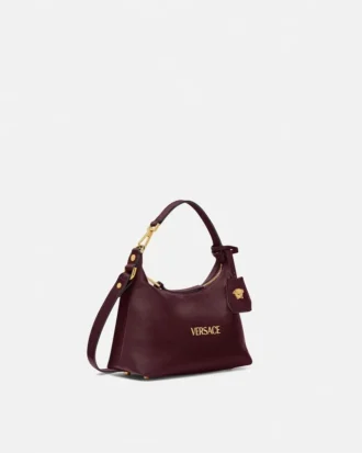 Versace Tag Nappa Hobo Bag