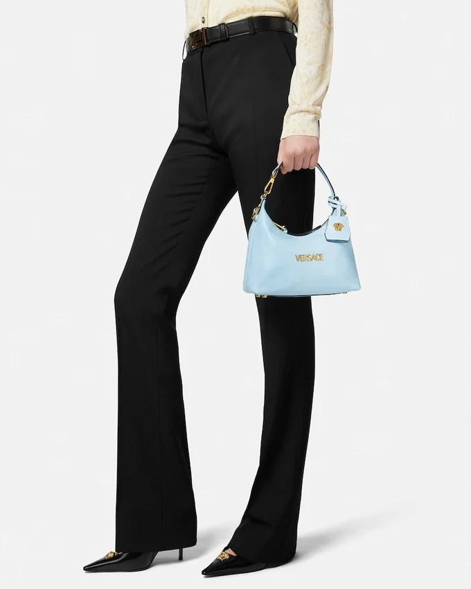 Versace Tag Nappa Hobo Bag Versace Tag Nappa Hobo Bag