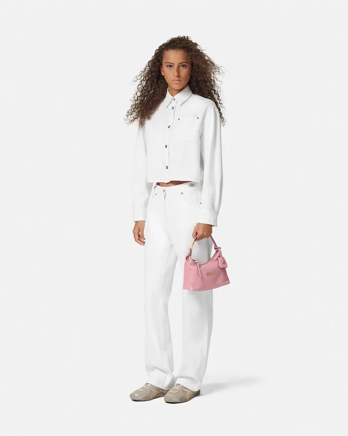 Versace Tag Nappa Hobo Bag Versace Tag Nappa Hobo Bag