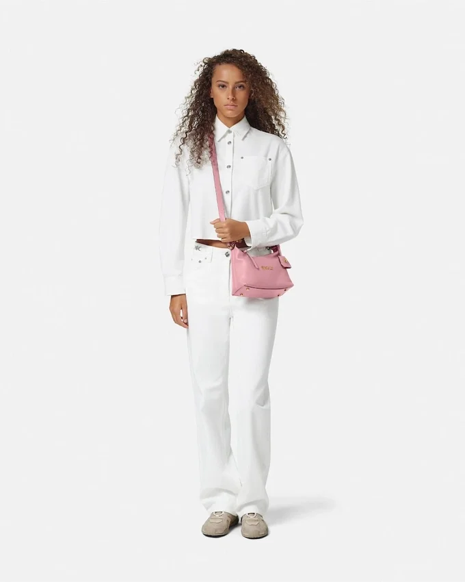 Versace Tag Nappa Hobo Bag Versace Tag Nappa Hobo Bag