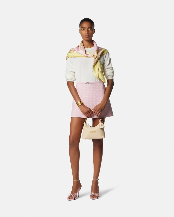 Versace Tag Nappa Hobo Bag Versace Tag Nappa Hobo Bag