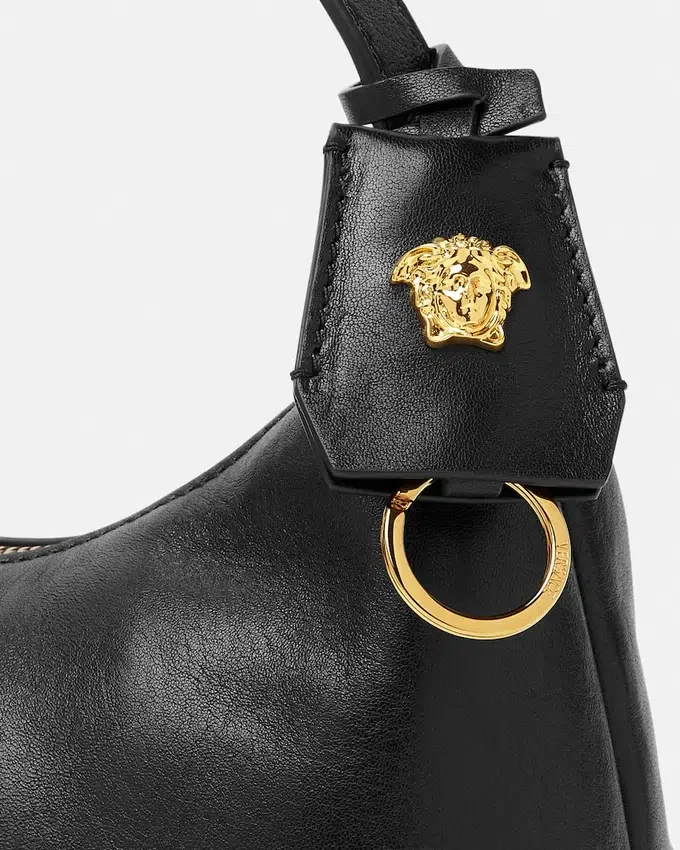 Versace Tag Nappa Hobo Bag Versace Tag Nappa Hobo Bag