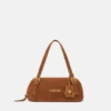 Versace Tag Suede Bowling Bag Versace Tag Suede Bowling Bag
