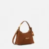 Versace Tag Suede Hobo Bag Versace Tag Suede Hobo Bag
