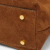 Versace Tag Suede Hobo Bag Versace Tag Suede Hobo Bag