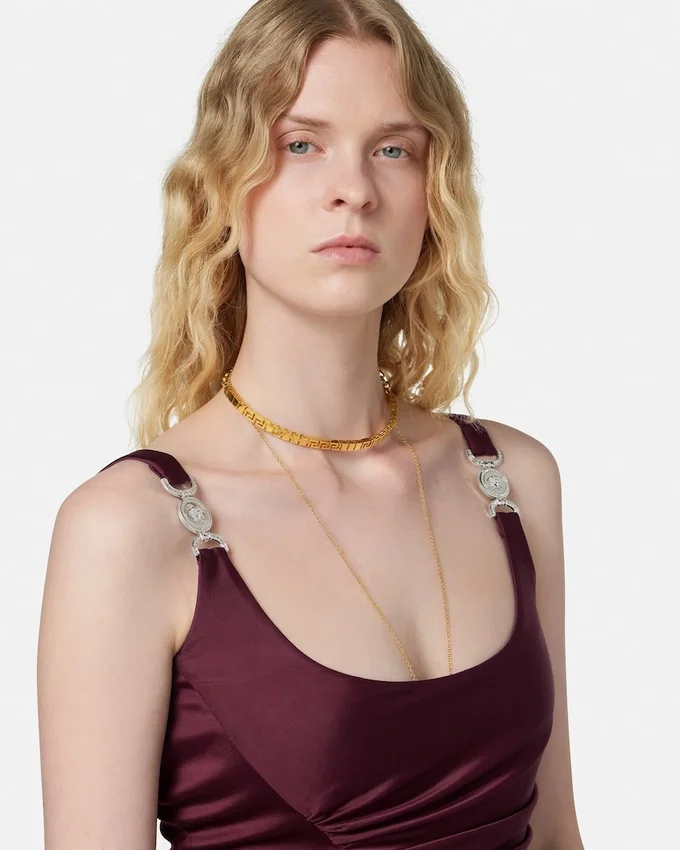 Viscose-Jersey Draped Bodysuit Viscose-Jersey Draped Bodysuit