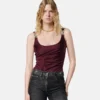 Viscose-Jersey Draped Bodysuit Viscose-Jersey Draped Bodysuit