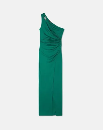 Viscose-Jersey Draped Gown