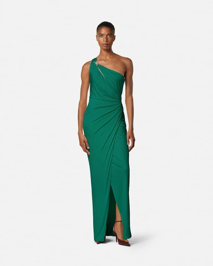 Viscose-Jersey Draped Gown Viscose-Jersey Draped Gown