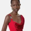 Viscose-Jersey Draped Gown Viscose-Jersey Draped Gown
