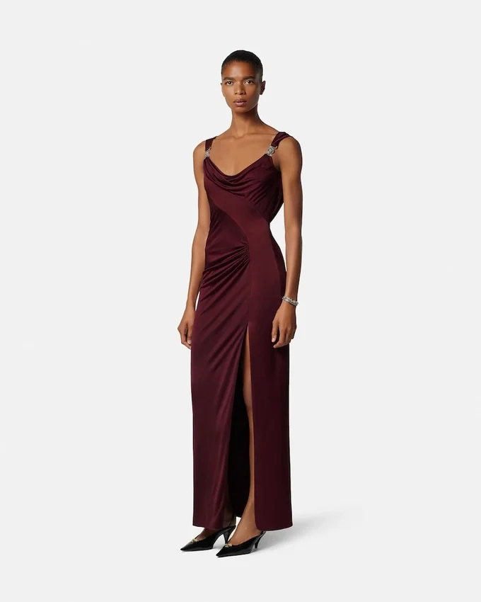 Viscose-Jersey Draped Gown Viscose-Jersey Draped Gown