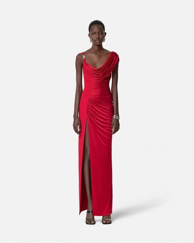 Viscose-Jersey Draped Gown Viscose-Jersey Draped Gown